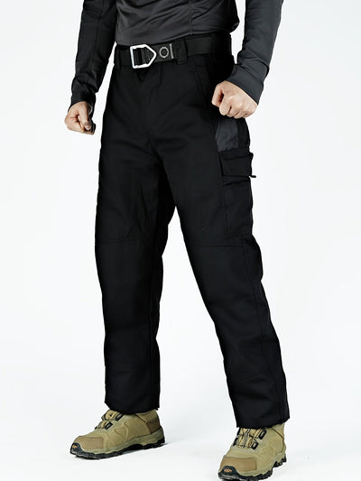 Men’s Cargo Pants - Durable Fabric - Multi-Pocket Utility - Relaxed Fit Workwear