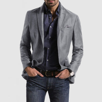 Stylish men’s long sleeve formal suit