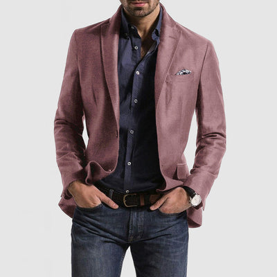 Stylish men’s long sleeve formal suit