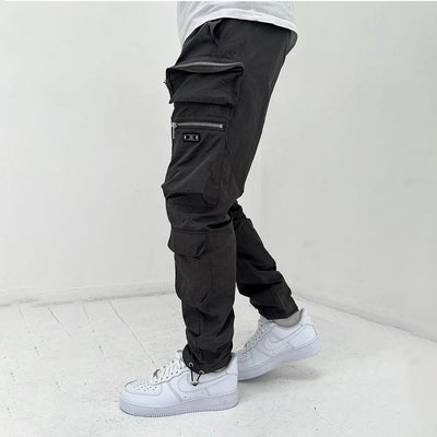 Men's Cargo Pants - Classic Fit - Multi-Pocket Utility - Comfortable Everyday Wear