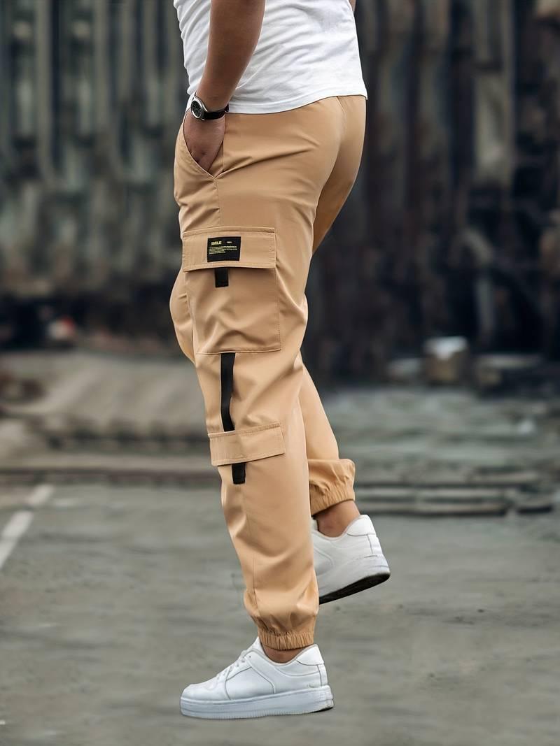 Men’s Cargo Jogger Pants - Relaxed Fit - Adjustable Drawstring - Multiple Pockets