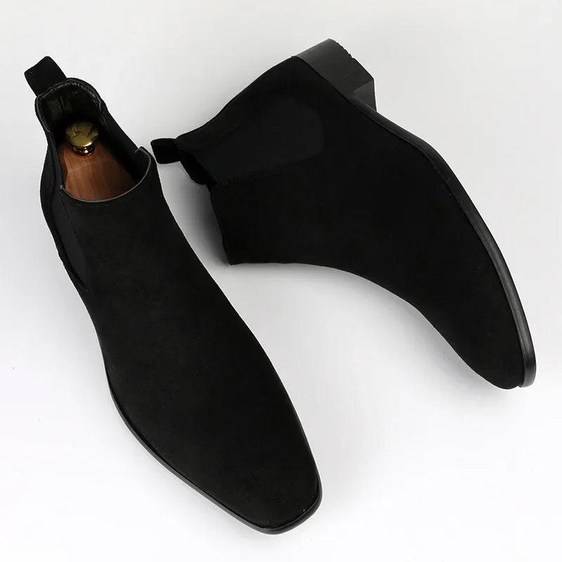 Men's Suede Chelsea Boots