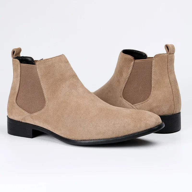 Men's Suede Chelsea Boots