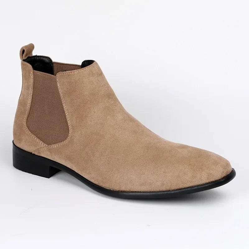 Men's Suede Chelsea Boots