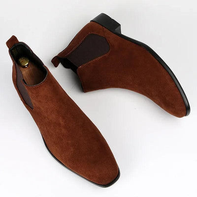 Men's Suede Chelsea Boots