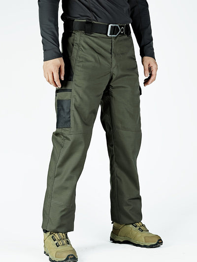 Men’s Cargo Pants - Durable Fabric - Multi-Pocket Utility - Relaxed Fit Workwear