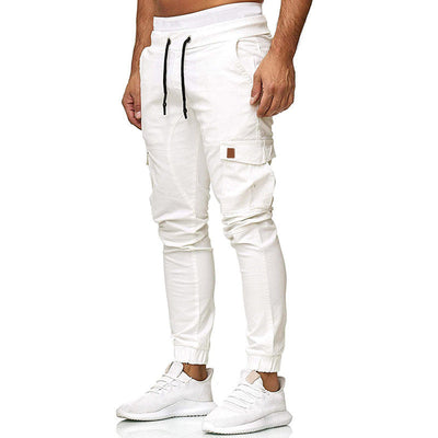 Men's classic cargo pants multi-pocket